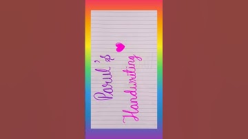 Please support 🙏♥️ #trending #cursivewriting #calligraphy #parulshandwriting