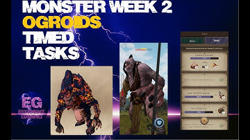 Monster Week 2 - Ogroids Timed Tasks Tips | Guide Gameplay Walkthrough | The Witcher Monster Slayer
