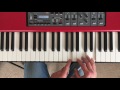 Chord voicings and inversions explained on the piano