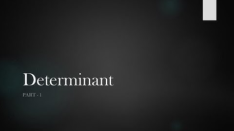 Determinants | Half Sphere