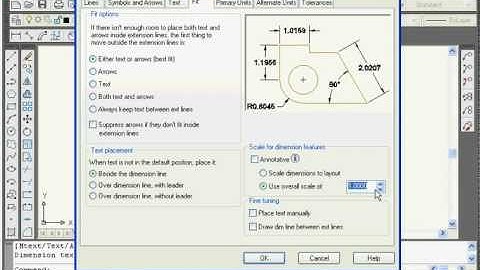 AutoCAD Video Tutorial for Beginners Quick Online Lessons - 9 (Dimensions)