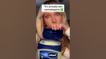 Vaseline clogs pores ?!?! #vaseline #esthetician #skincareroutine