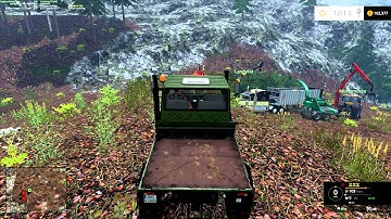 Farming Simulator 2015 multi logging with g27 and joysticks