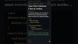 Day 31 Pt 4/10: Your First Abstract Class in Action #Shorts