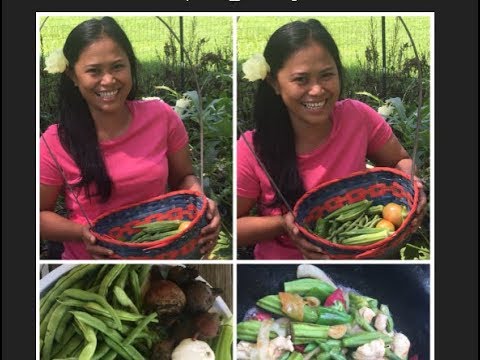 How To Cook Filipina Style Garden Fresh Vegetables Stir Fry With Chicken