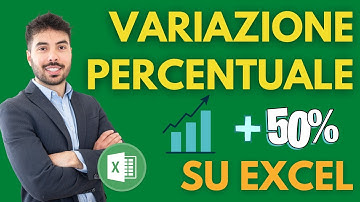 EXCEL PER PRINCIPIANTI - Calcolare incremento percentuale