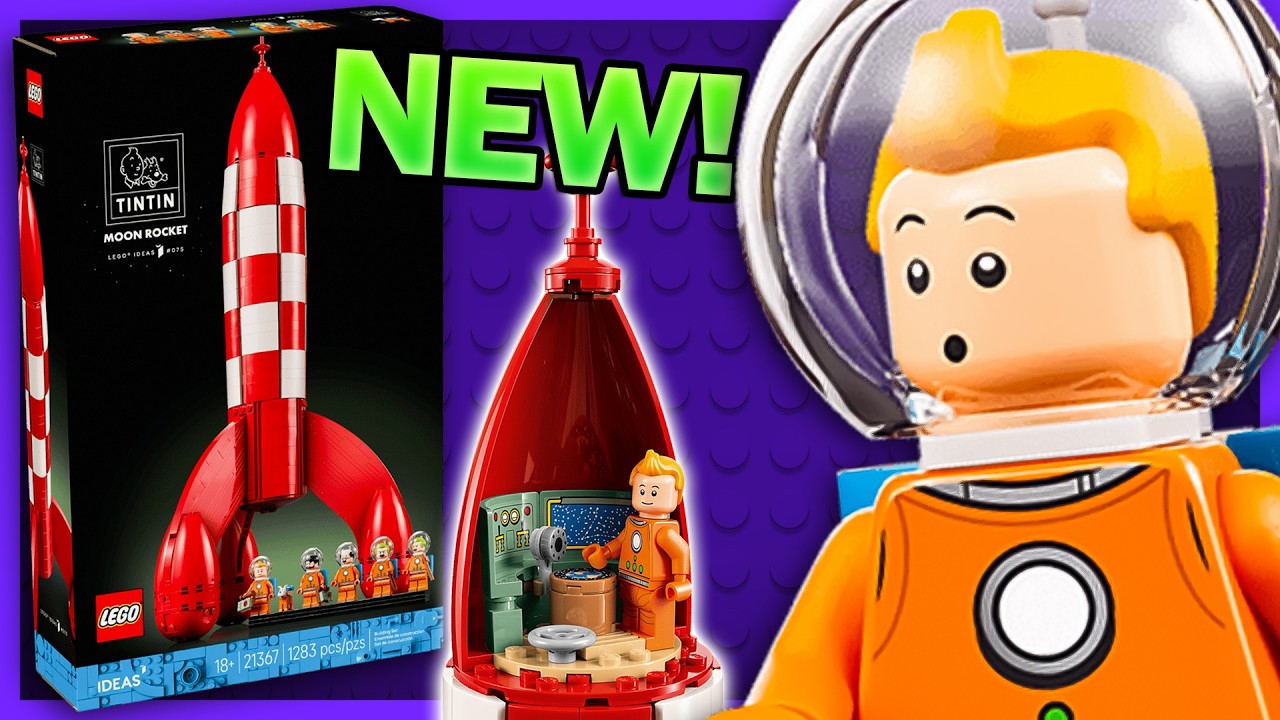 LEGO TinTin Has LANDED! | TinTin Moon Rocket Revealed (LEGO Ideas)