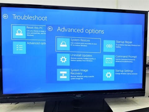 How to Enter Advanced Options & Reset PC using CMD in Windows 10 hqdefault