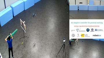 Quaternion Based Adaptive Control for Quadcopter UAV Tracking Under Wind Gust Perturbation