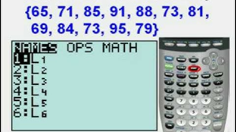 Measures of Central Tendency Graphing Calculator