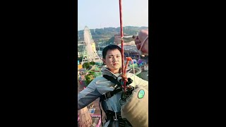 Bungee jumping with a rope at Saint Name #Brave and Skilled #Have you ever tried such an exciting e
