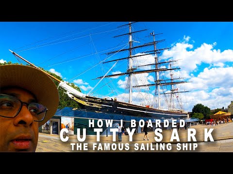 How I boarded the famous sailing ship Cutty Sark of Great Britain 2021 🇬🇧