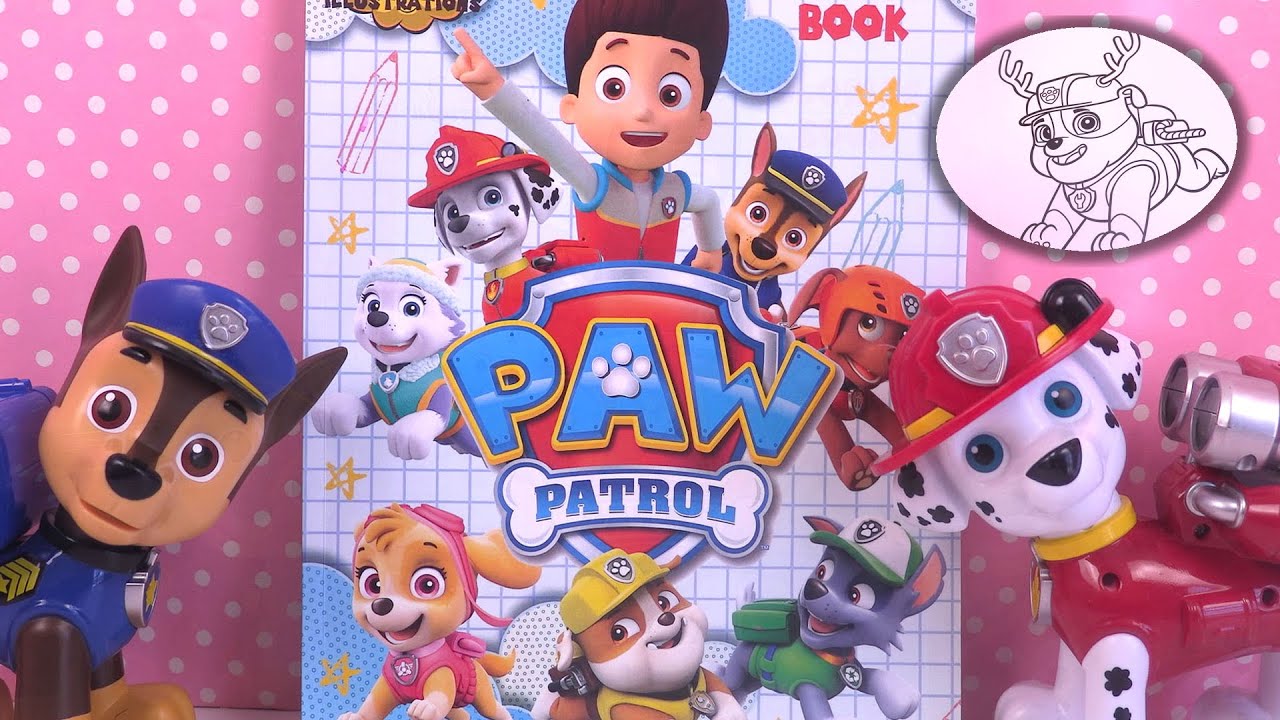 Pat’ Patrouille Coloriage Enfants 🌸 Paw Patrol Coloring Book