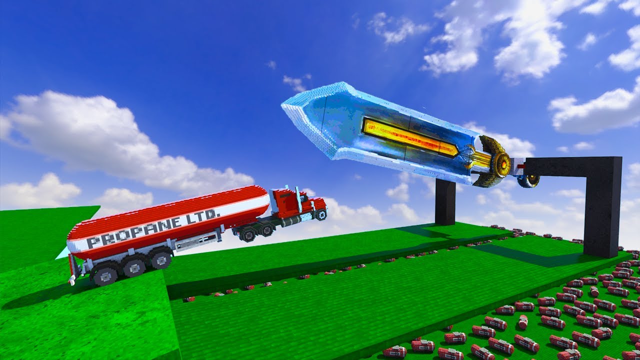 Cars vs Fantasy Sword | Teardown