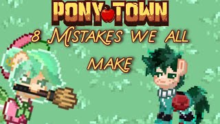 8 Mistakes we all make in Pony Town screenshot 5