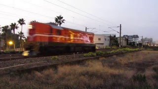 {20151204}7201次貨物列車R42單機迴送通過林森路地下道橋上