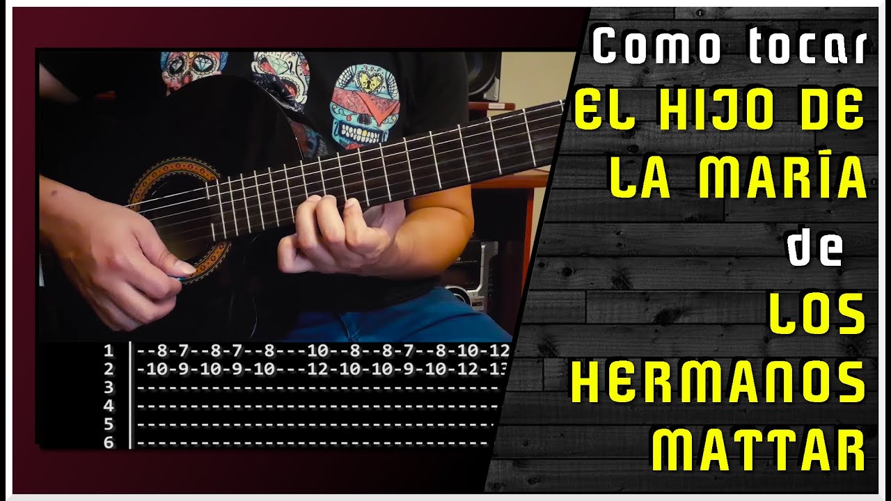 CARTAS MARCADAS de LOS HERMANOS MATTAR, GRUPO SANGRE NUEVA - Como tocar el  punteo: Tutorial y Tabs - YouTube