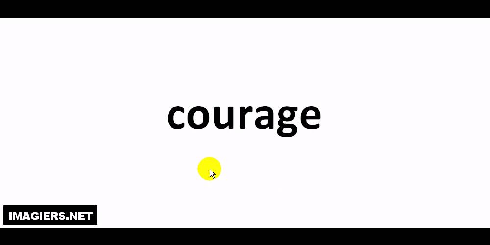 French pronunciation = courage YouTube