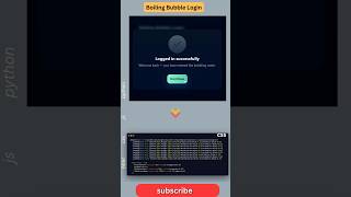 Unbelievable Boiling Bubble Login Effect! 😳✨ #WebDesign #Coding #Frontend #HTMLCSS #Developer