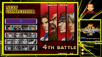 The King of Fighters 99   Ikari Team (Leona - Ralf - Clark - Whip) playthrough Gameplay