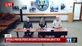 Officials provide update on suspected mountain lion attack in northern Colorado