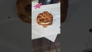 Dunkin Donuts Turkey Sausage Egg And Cheese Croissant Sandwich  ! Dunkin Donuts Breakfast Sandwich