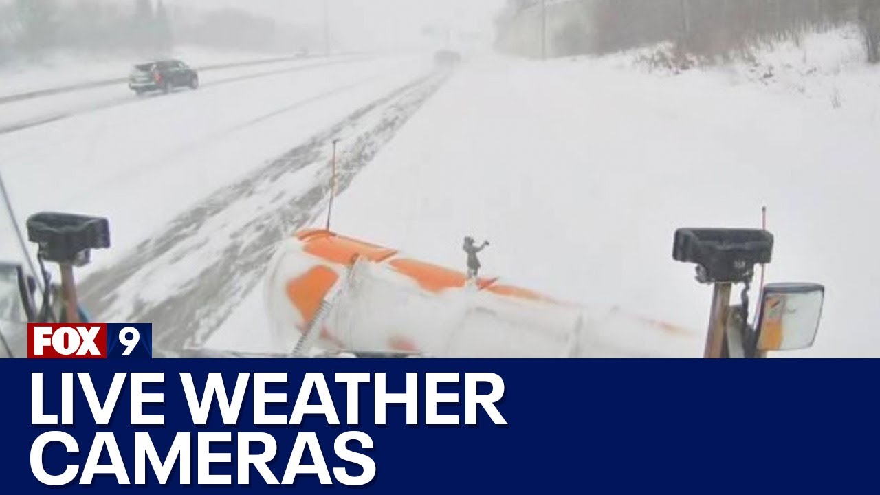 Winter storm in Minnesota: Live cameras, radar - YouTube