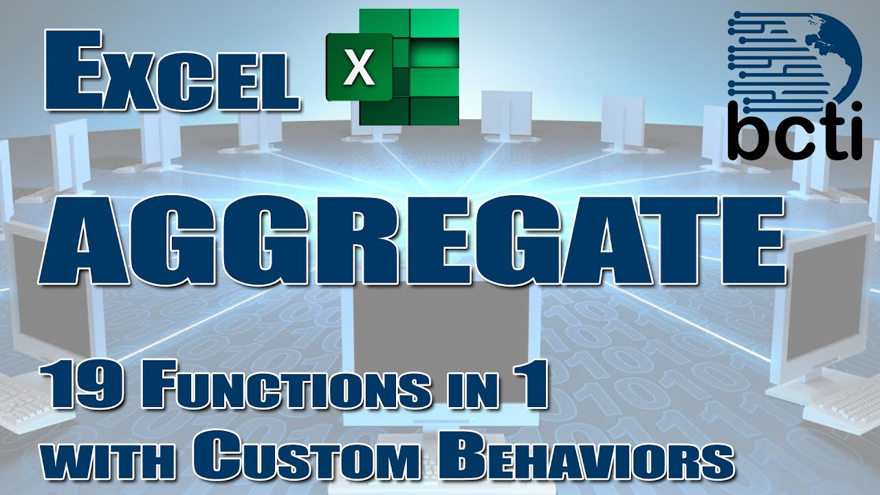 Microsoft Excel - AGGREGATE (19 Functions & 8 Behaviors in 1 Function ...