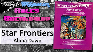 Star Frontiers: Alpha Dawn (TSR, 1983) | Rules Breakdown