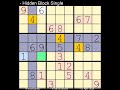 How to Solve Washington Times Sudoku Difficult  12 April, 2024