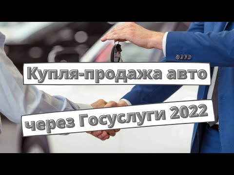 Куплю-продажу авто запустили через Госуслуги