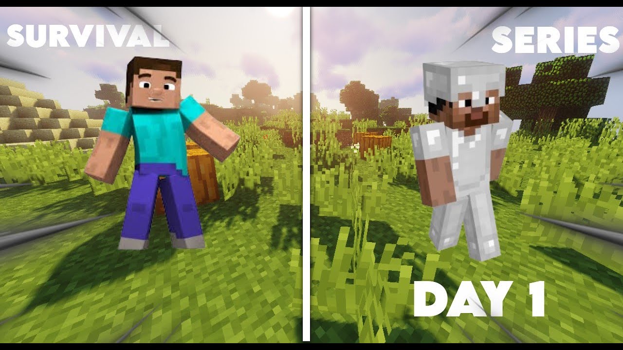 MINECRAFT SURVIVAL SERIES DAY 1 #minecraft #survivalseries #day1 - YouTube