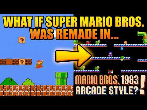 Super Mario Bros. with Mario Bros. 1983 Arcade Graphics!