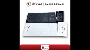 Công tắc cảm ứng thông minh EITsmart, WiFi, kính cường lực chống trầy - 03 Nút. ESW11-03