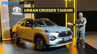 Toyota Urban Cruiser Taisor - This or Fronx? by MotorBeam 155,143 views 4 weeks ago 4 minutes, 3 seconds