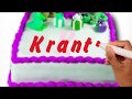 Happy Birthday Kranti Whatsapp Status Video Download Free