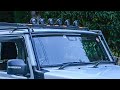 ジムニー ブッシュガードとルーフマーカーをDIYで取付