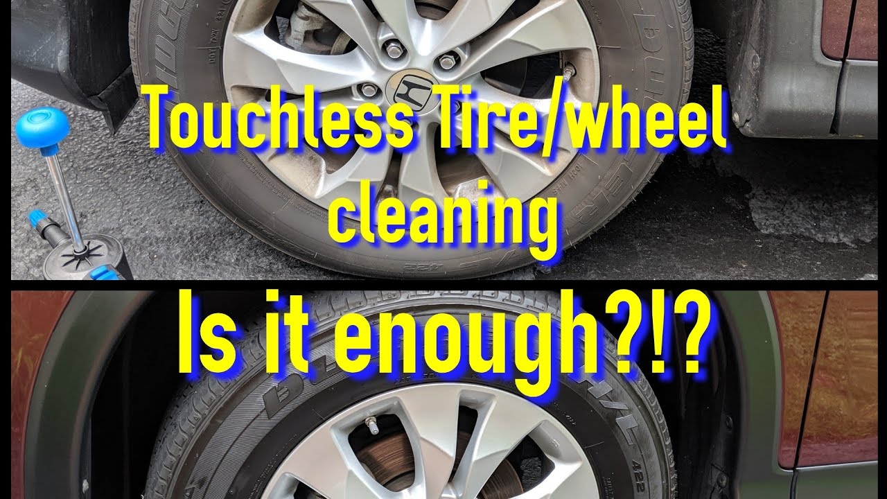 Touchless tire/wheel cleaning Is it enough? YouTube