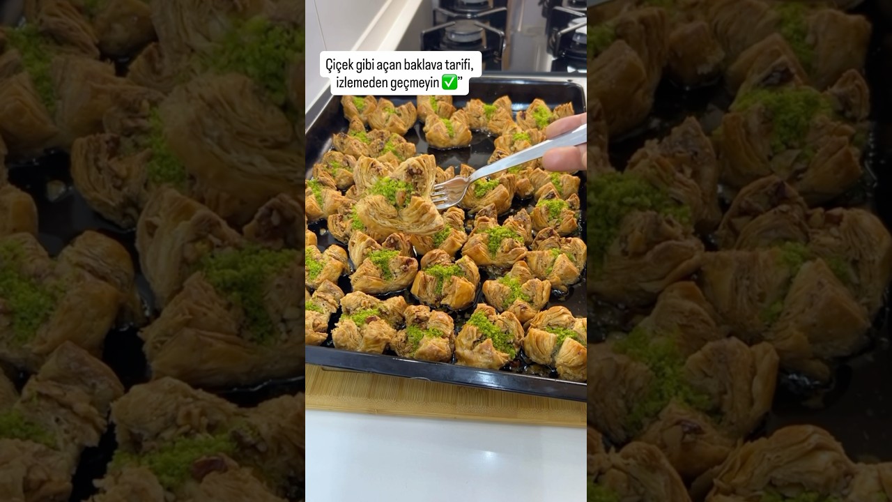 Tek Bezeden Kat Kat Baklava (Pratik Tarif) #viralvideos Tek Bezeden Kat Kat Baklava (Pratik Tarif) #viralvideos