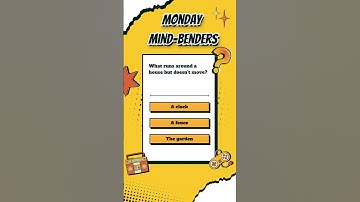 What Runs Around a House but Doesn’t Move? 🏠 #riddles #shorts #ytshorts