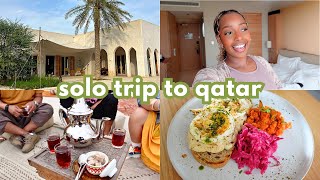 SOLO TRIP TO QATAR *wow* | souq waqif, art museum, traditional food, and more | cheymuv