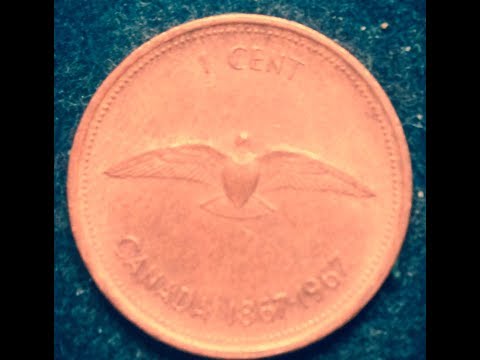 1867-1967 Canada One Cent Coin