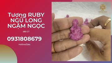 MẶT ĐÁ TƯỢNG PHẬT QUAN ÂM RUBY THIÊN NHIÊN TỪ 32 CARAT ĐẾN 61 CARAT