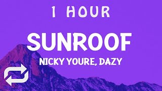 [ 1 HOUR ] Nicky Youre, dazy - Sunroof (Lyrics)