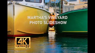 Martha's Vineyard Photo Slideshow and  Ambient Audio Birds Singing  MVVACATION.com [4K]