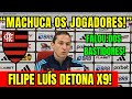 FILIPE LUIS DETONA X9 EM COLETIVA PÓS VITÓRIA! “ISSO MACHUCA OS JOGADORES!” FALOU DOS BASTIDORES!