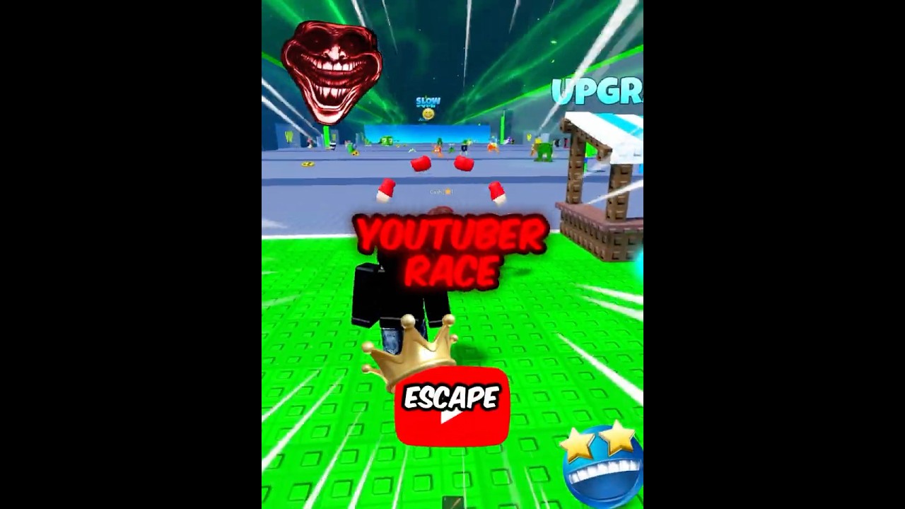 Racing Fastest YOUTUBER For INFINITY Brainrot in Escape Tsunami for Brainrots...  #roblox
