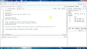 31. One-Sample T Test in R