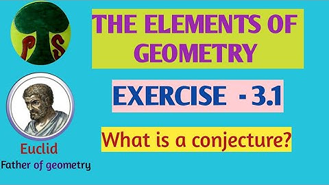 THE ELEMENTS OF GEOMETRY// EXERCISE - 3.1 // 9TH CLASS MATHEMATICS