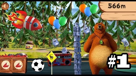 Grizzy and the Lemmings The cannon! - Gameplay Walkthrough - Part 1 (Android/iOS)